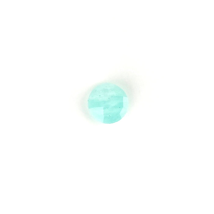 Cabochon Facetté en pierre naturelle Rond 6mm Amazonite