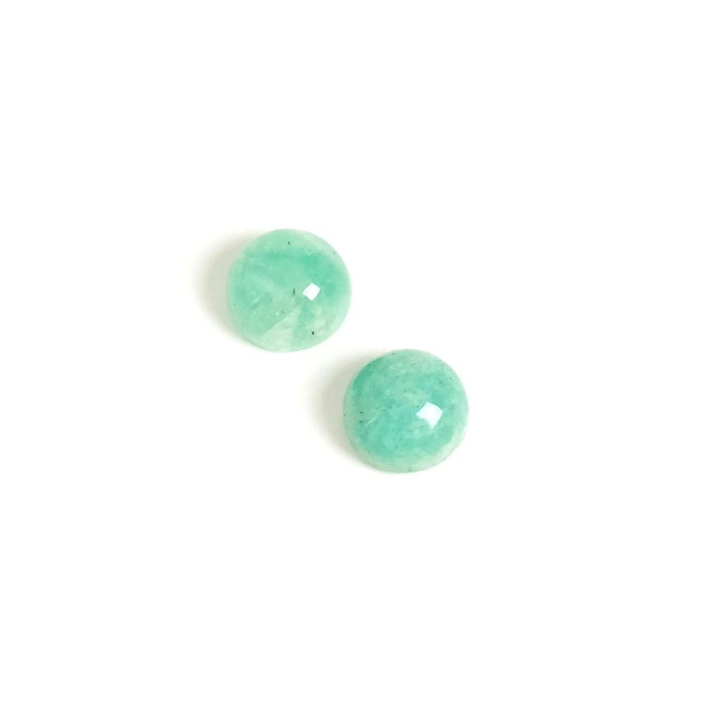 Cabochon pierre naturelle rond 7mm Amazonite