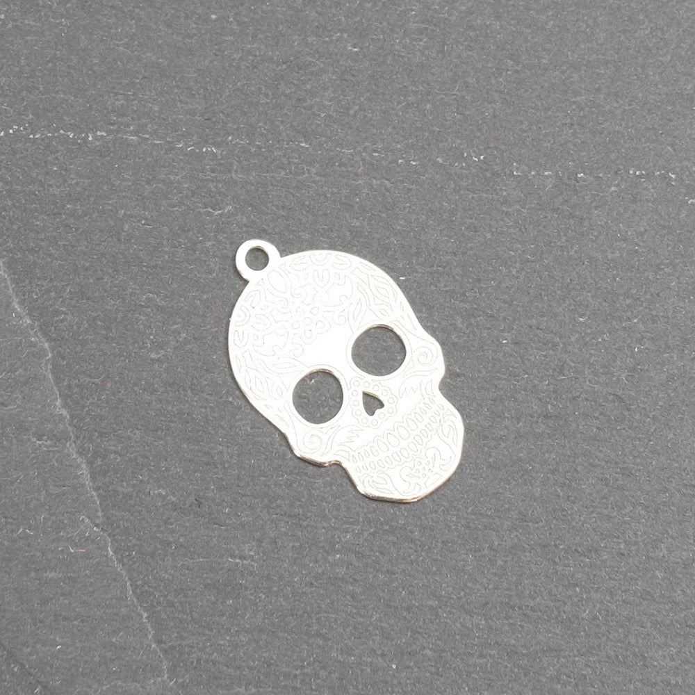 Ciondolo teschio messicano Calavera in argento 925