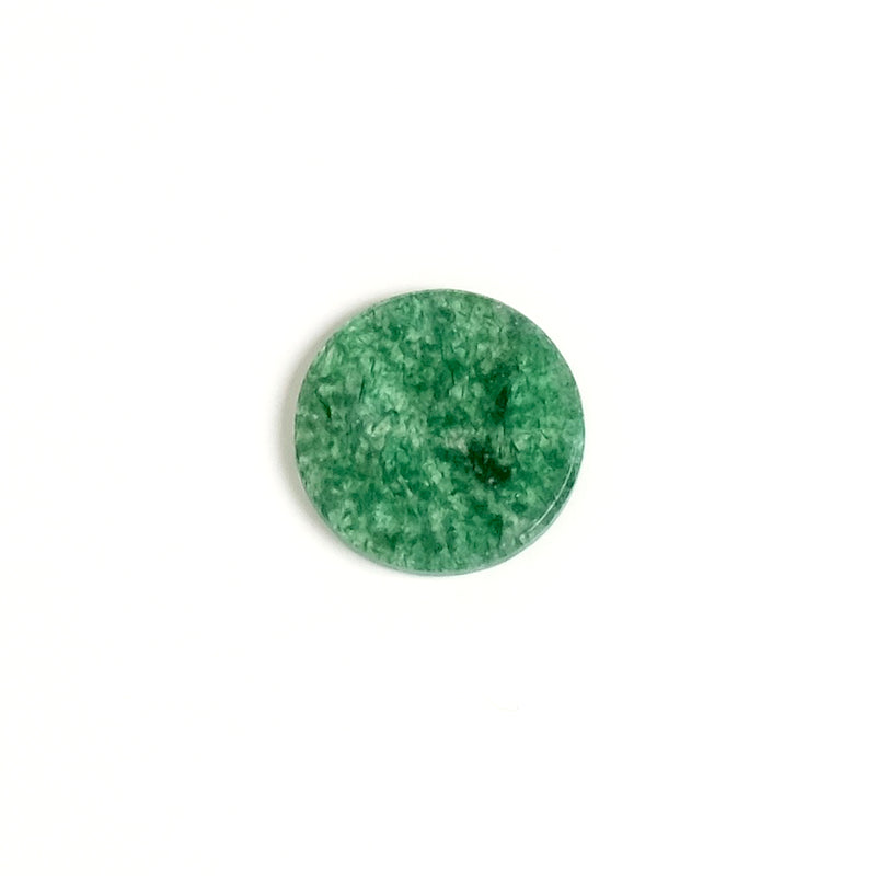 Cabochon pierre naturelle plat 13mm Aventurine