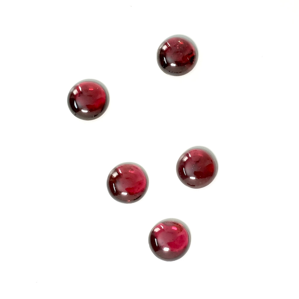 Cabochon pierre naturelle 8mm Grenat