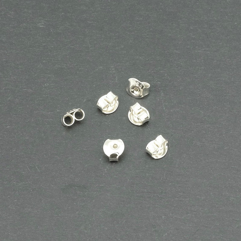 Lot de 4 papillons pour Boucles d&#39;oreilles clous en argent massif 925