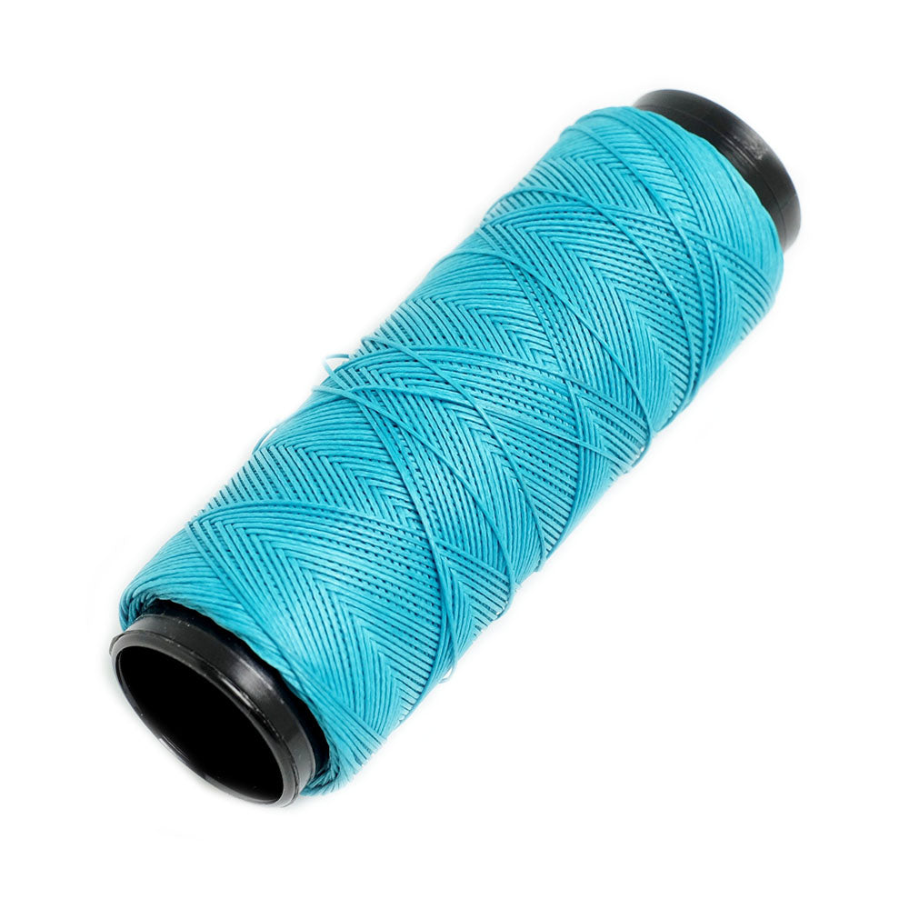 Polyester ciré 0,6mm vendu par coupon de 2 mètres Turquoise